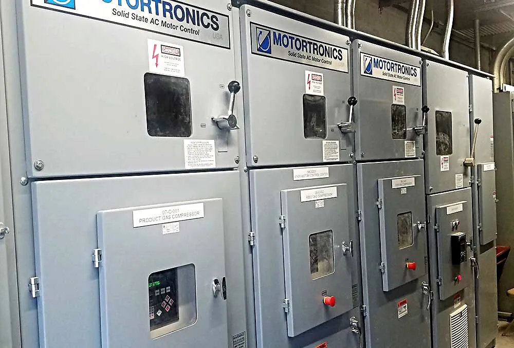 Motortronics switchgear and soft-start controllers installed by KLM Electric
